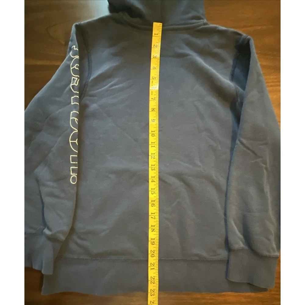Nike Y2K Just Do It Hoodie Sweatshirt Graphic Logo Blue SZ M 10/12 2009 Release